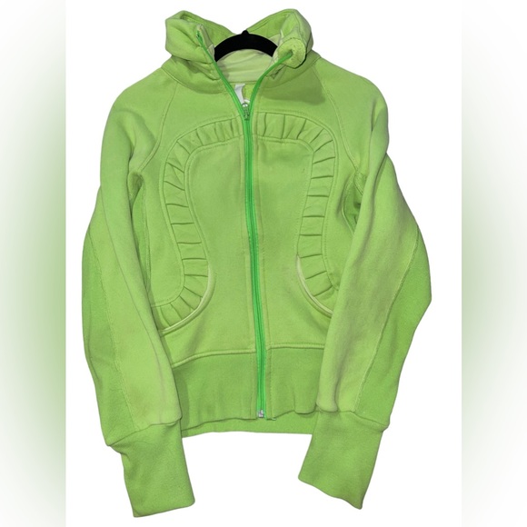 lululemon athletica Tops - LULULEMON FLEECE LINED ZIP-UP SWEATSHIRT SIZE 6
